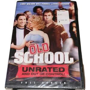 Old School Starring Will Ferrell [ DVD, 2003, Full Frame Unrated Version ] New!